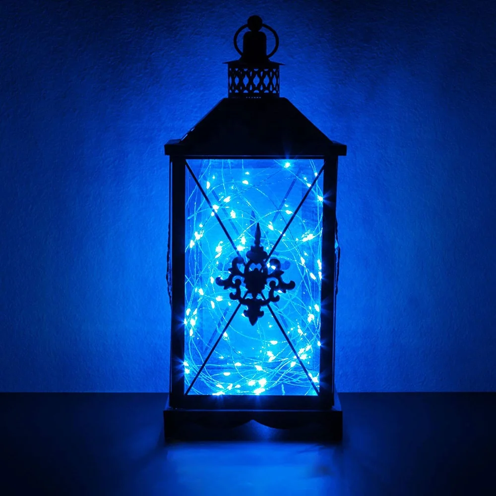 
Wholesale IP65 waterproof 200led christmas decorative fairy lights solar power string light blue 