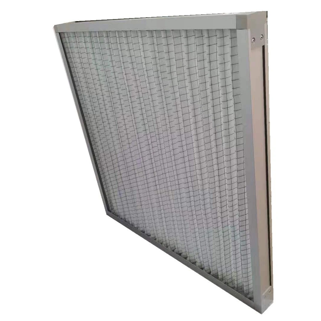 Pleated Air Filter  Synthetic Fiber Media Primary Air Filter