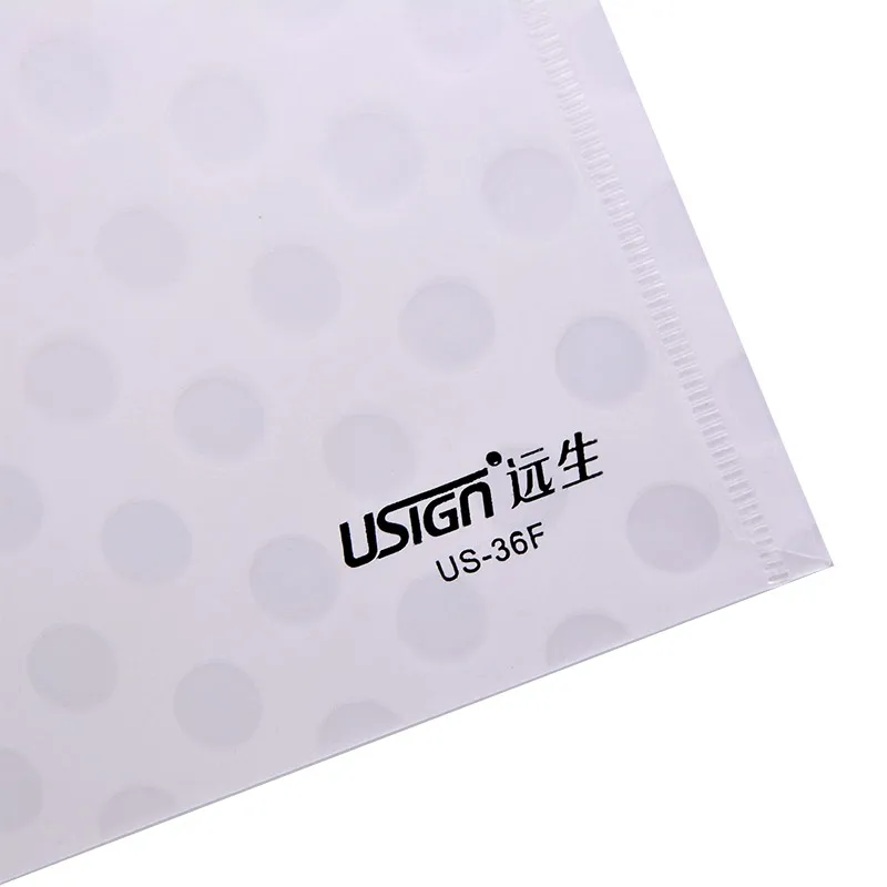 US-36/36F Plastic Office A4 /FC size Envelope Snap Button  File Bag Document Folder Bag