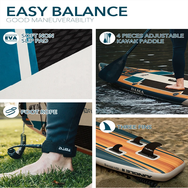 DAMA sup custom fishing sup bord surfboard customized waterplay surfing inflatable sup inflatable stand up paddle board