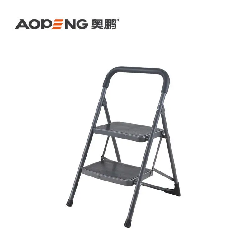 Competitive Price 2 Step Folding Stool Steel Ladder Portable Steel Step Ladder