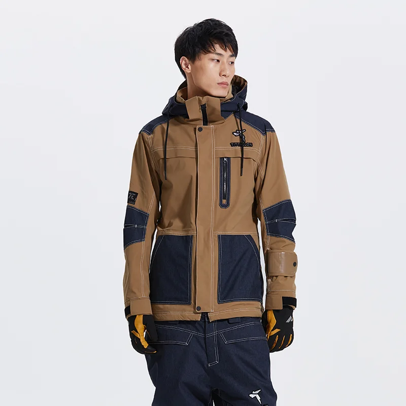 Trends 2024 Winter Sports Breathable Warm Snow Fleece Waterproof Snowboarding Ski Jackets Men coats