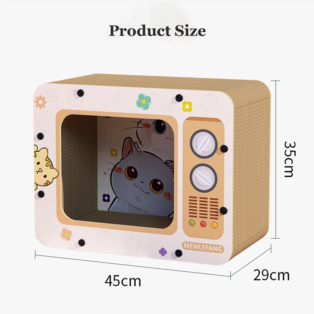 2024 Corrugated Eco Friendly Scratching Cardboard Cat Scratcher House