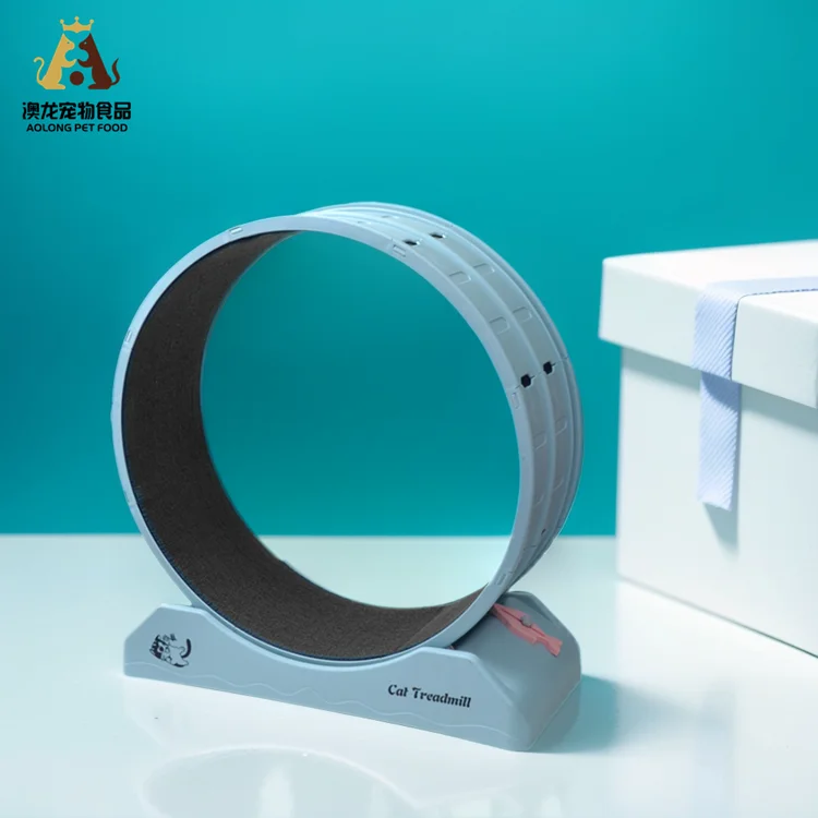 Silent Cat Treadmill with Interactive Roller Pet Sports Fitness Exercise Toy with Comfortable Grinding Claws Pinch-Free for Feet