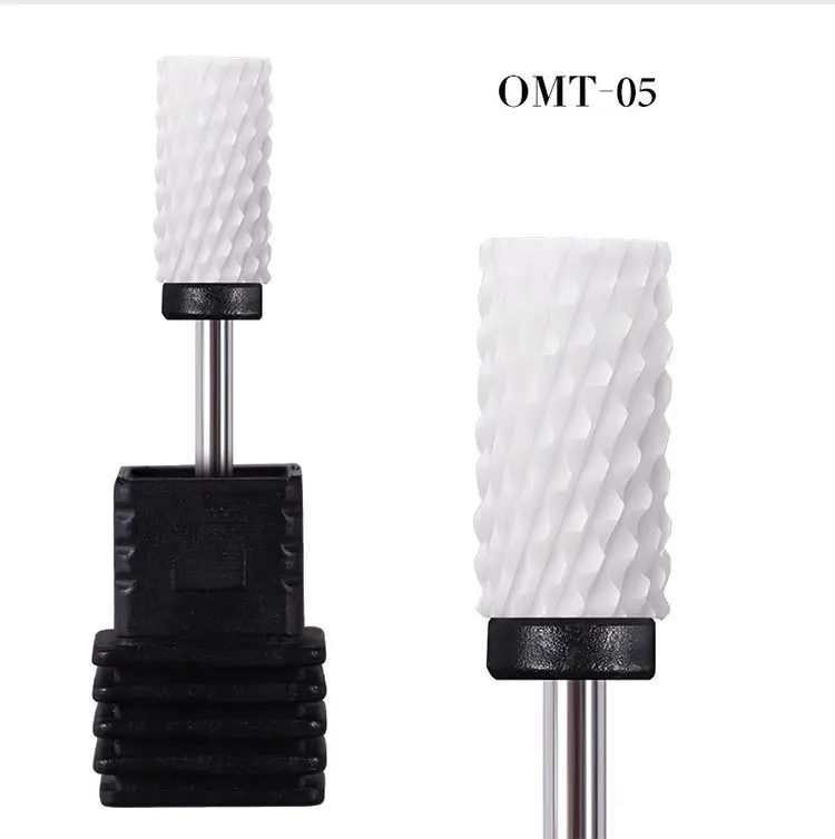 Destly Ceramic Nail Drill Bits Manicure Pedicure Burr File Electric Grinding Bit For Acrylic Gel Nails