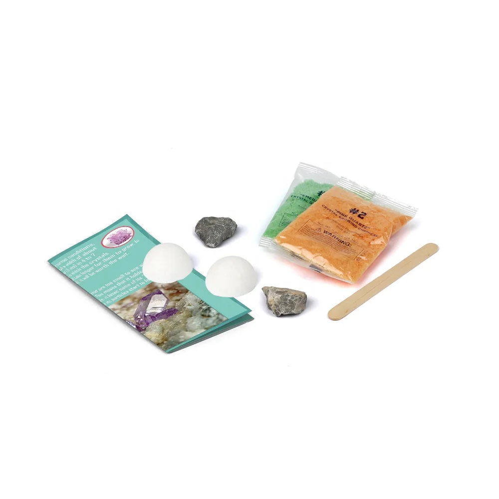  Набор для выращивания кристаллов своими руками обучающий стержень детей онлайн раскопания камней и минералов игрушки-стержни