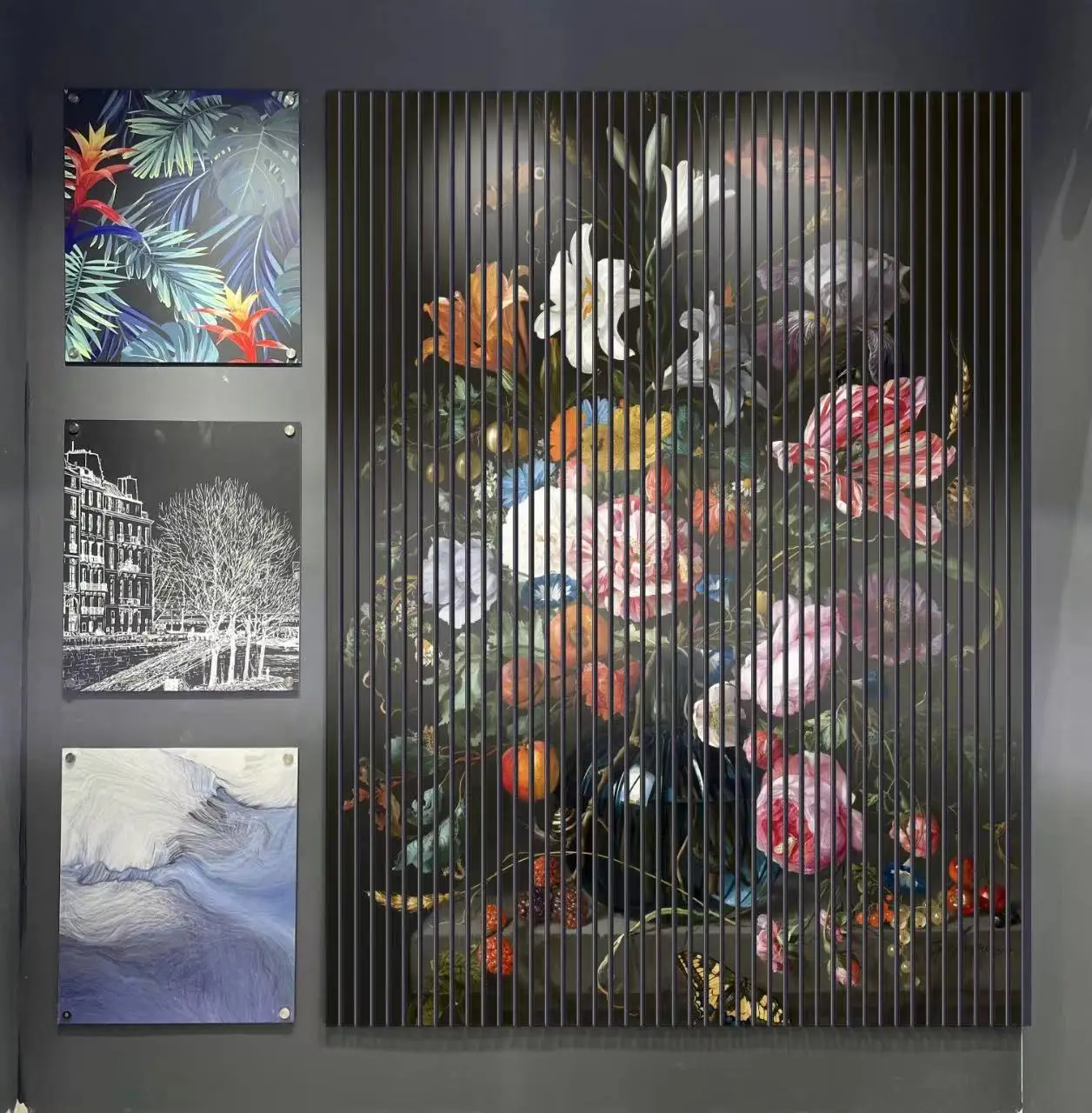 Acoustic Wall Panel For Living Room Fluted Wall Cladding Slat Wall Panels sound proof