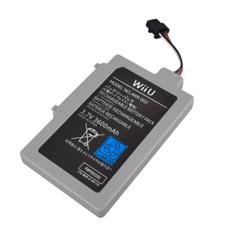 Rechargeable  china oem 1600 Mah  Replacement Li-ion Battery Pack for Wiiu controller