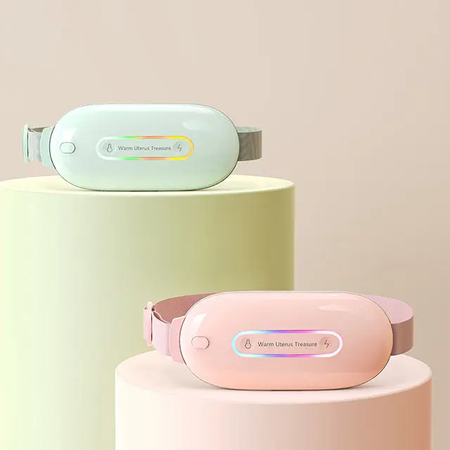 Special Price Warm Palace Belt Portable Heating Cramp Massage Pad Menstrual Period Pain Relief Massager