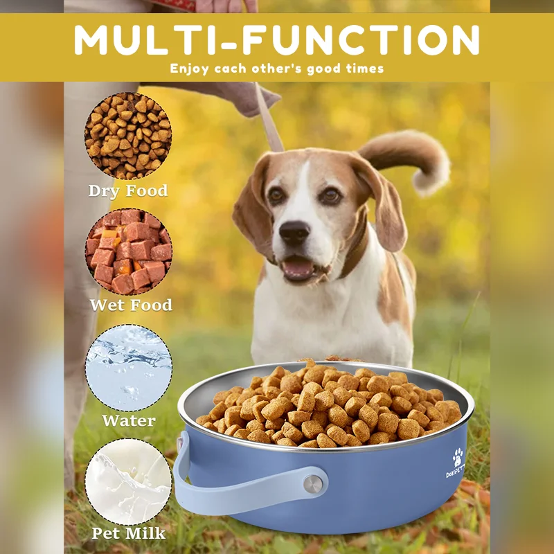 Складная собачья миска для щенка переносная воды идеально подходит путешествий и пеших прогулок