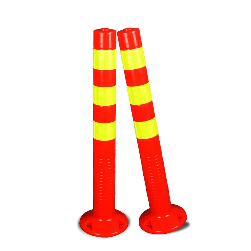 Hot-selling 450~750MM Pu Traffic Delineator Flexible Delineator Post Reflectors