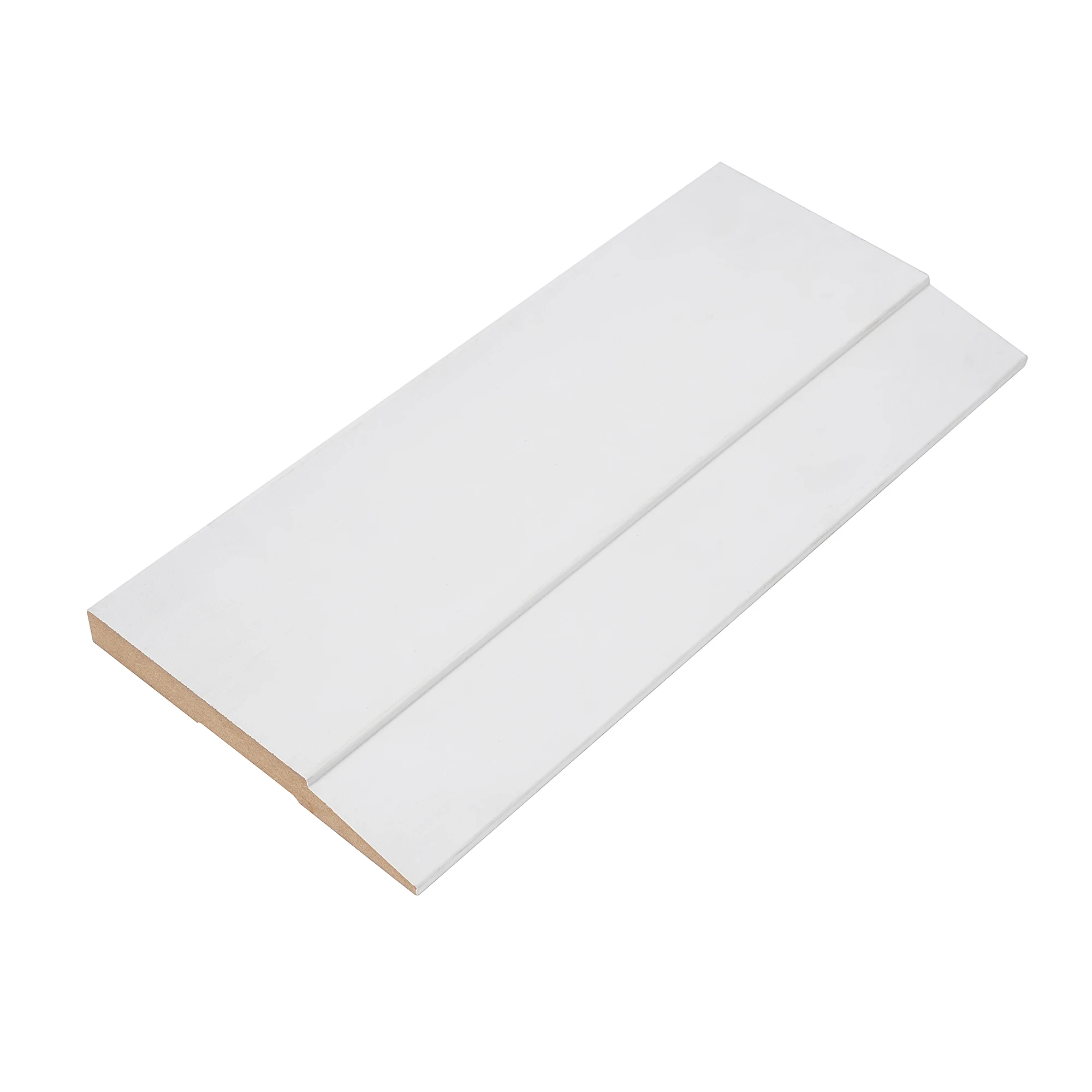 MDF White Primed Baseboard Waterproof Mouldings Interior Decoration Mouldings Skirting Base Board