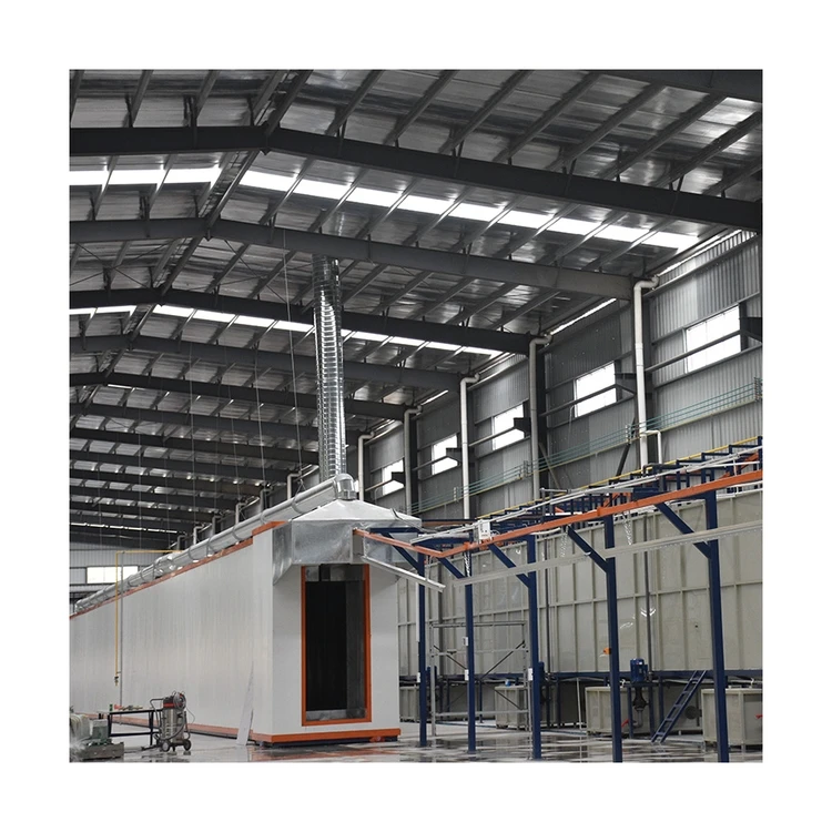 Coating Machine Spraying Production Line Painting Manufacturing Plant Spare Parts Powder Coating Conveyor Line