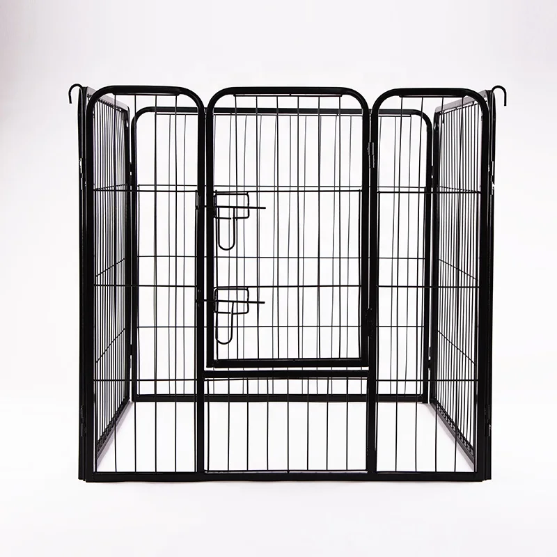 Большой Высокопрочный металлический манеж для собак 8 панелей