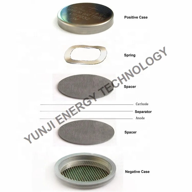 Professional Battery Complete Set Coin Cell Case Spring And