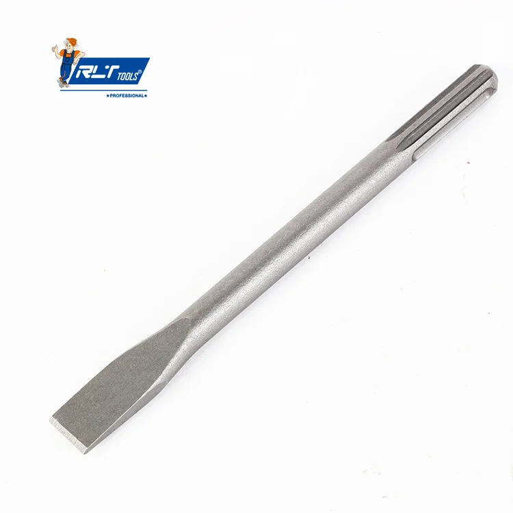 Rlt Tools 18x400 Hot sale Custom All Sizes SDS-Max Flat Hammer Chisel Set For Concrete Natural Stone Masonry