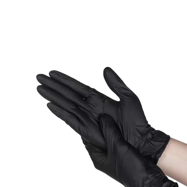 Nitrile powder free gloves latex free industrial oem restaurant disposable gloves for medical use