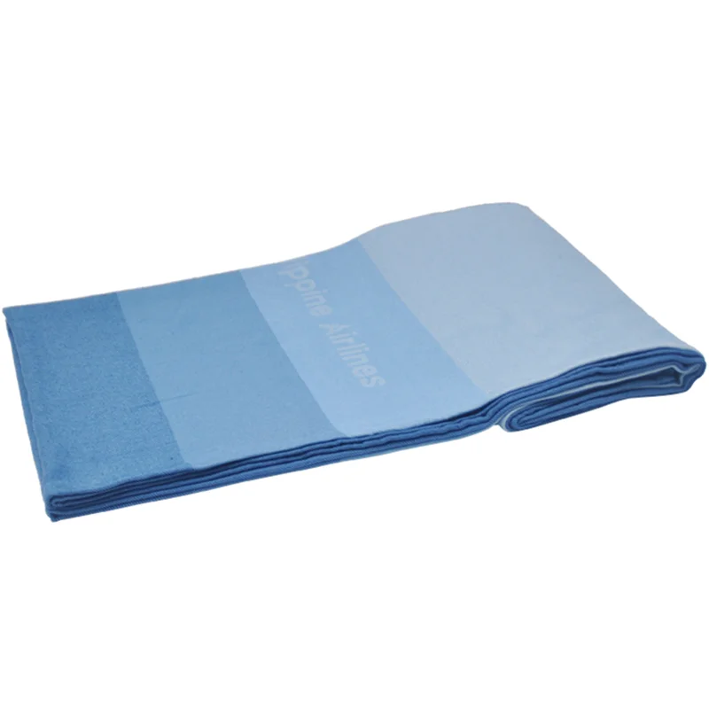 BLUE PHOENIX Airline Blanket Delta 100 Modacrylic Jacquard Custom Wholesale Outdoor Blanket for Home Decor Wholesale
