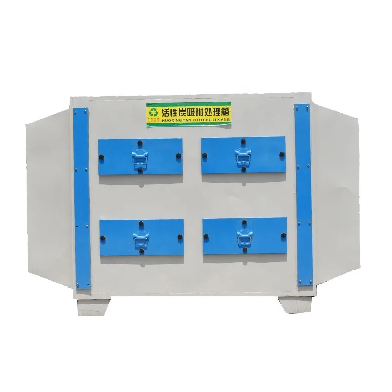 Activated carbon environmental protection box industrial waste gas treatment and purification equipment 40000 air volume stainle