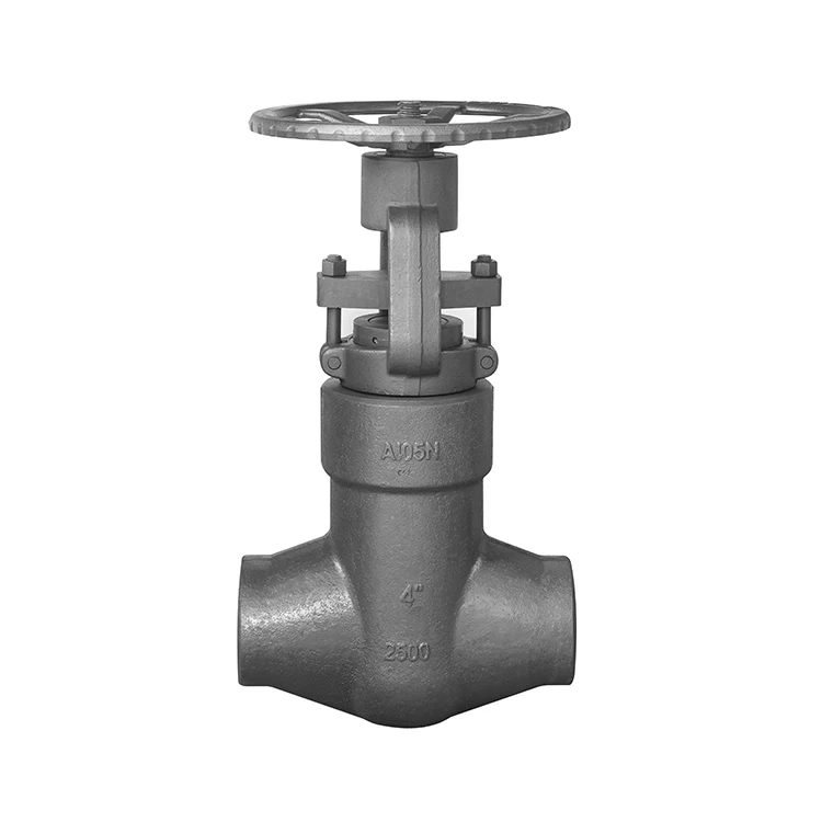 
Welding 2500LB pressure gate valves 4 inch forged high pressure self-sealing plane bearing gate valve 