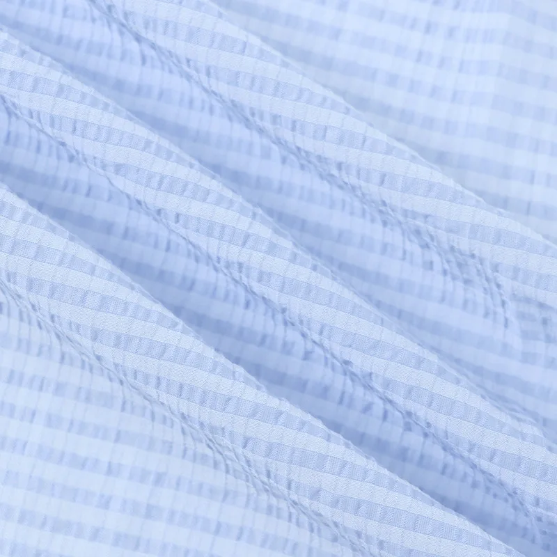 88GSM Brocade Cotton Tencel Plaid Fabric Thin Breathable Fashionable Sun Protection for Dresses Camisole Tops