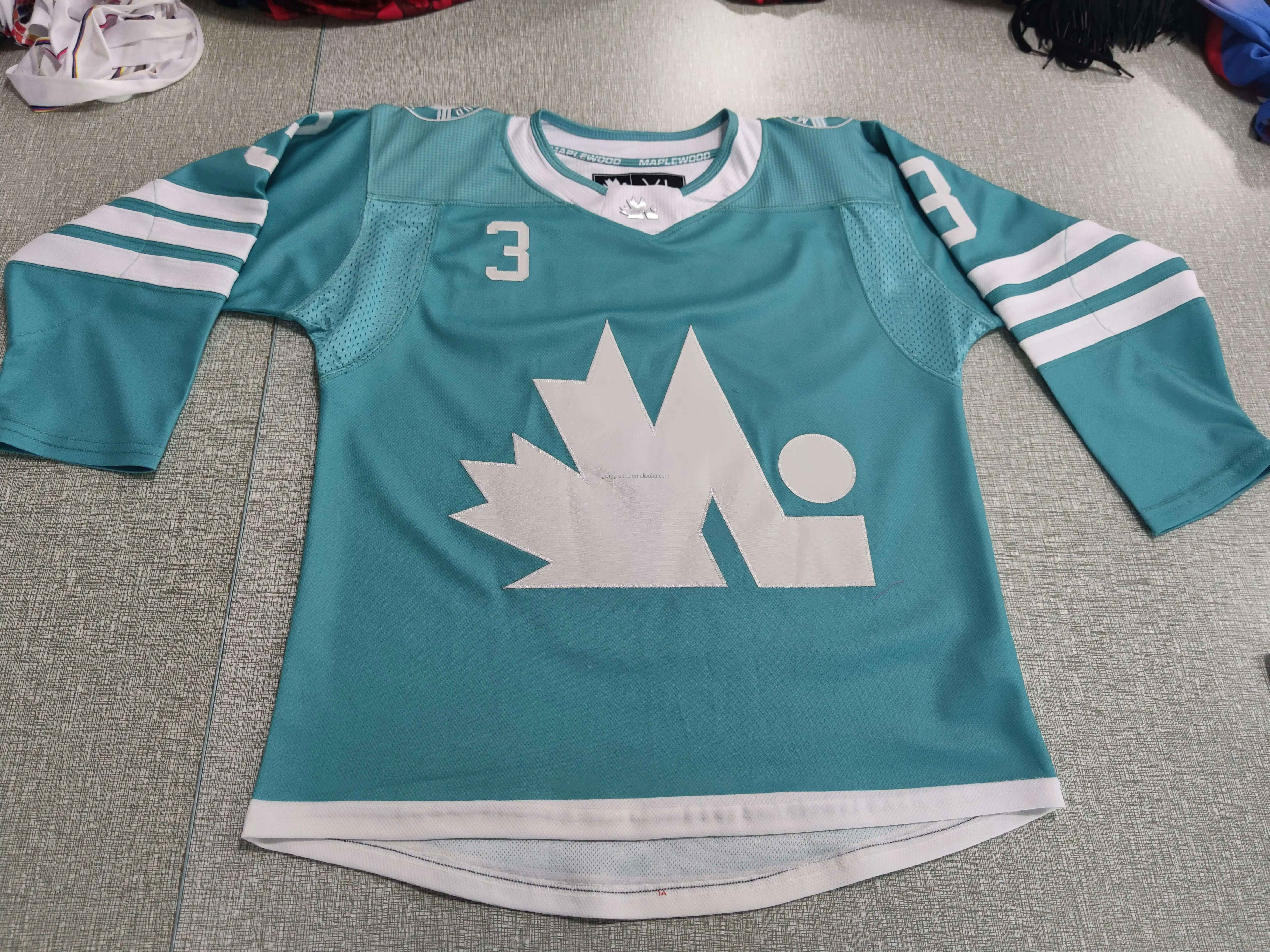 Hot style double sided reversible 5xl hockey jersey for youth