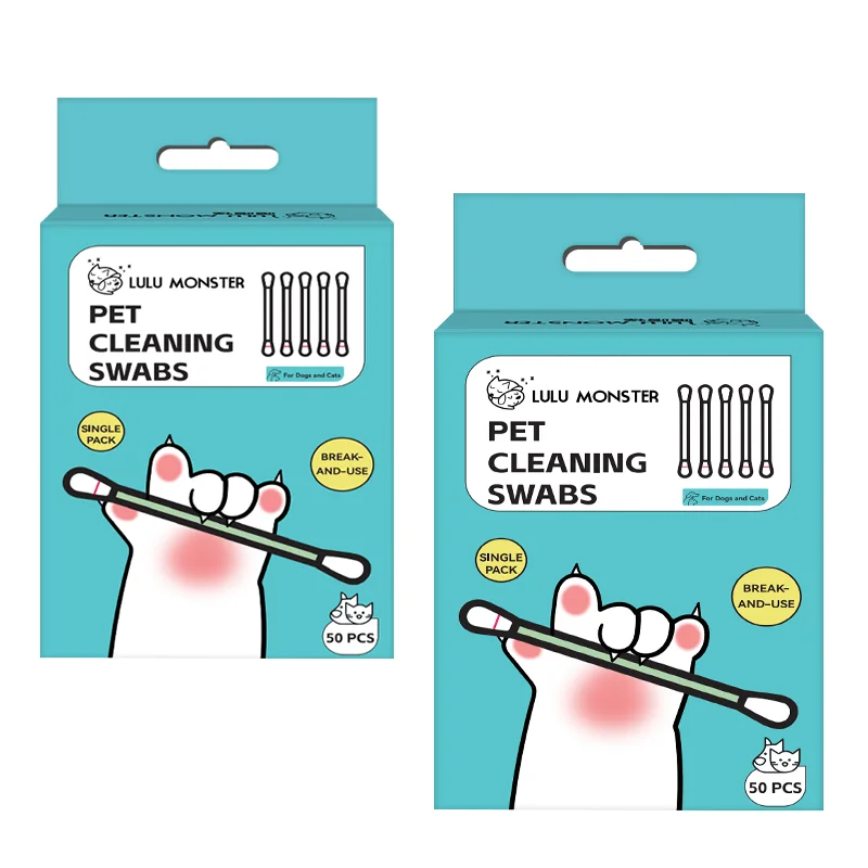 Hot Selling Dog and Cat Cleaning Product Pet Cleaning Swabs 50pcs/box