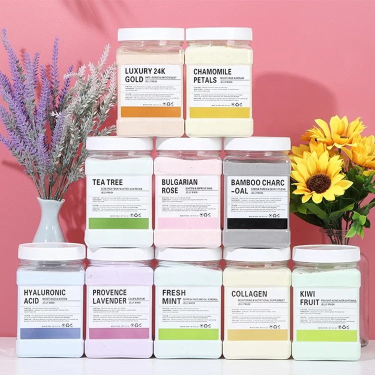 Belleza 650g порошок желе Смягчающая маска для ухода за кожей лица снимающая детоксикацию Осветляющий светящиеся активированный уголь hydrojelly Роза лепесток Порошковая