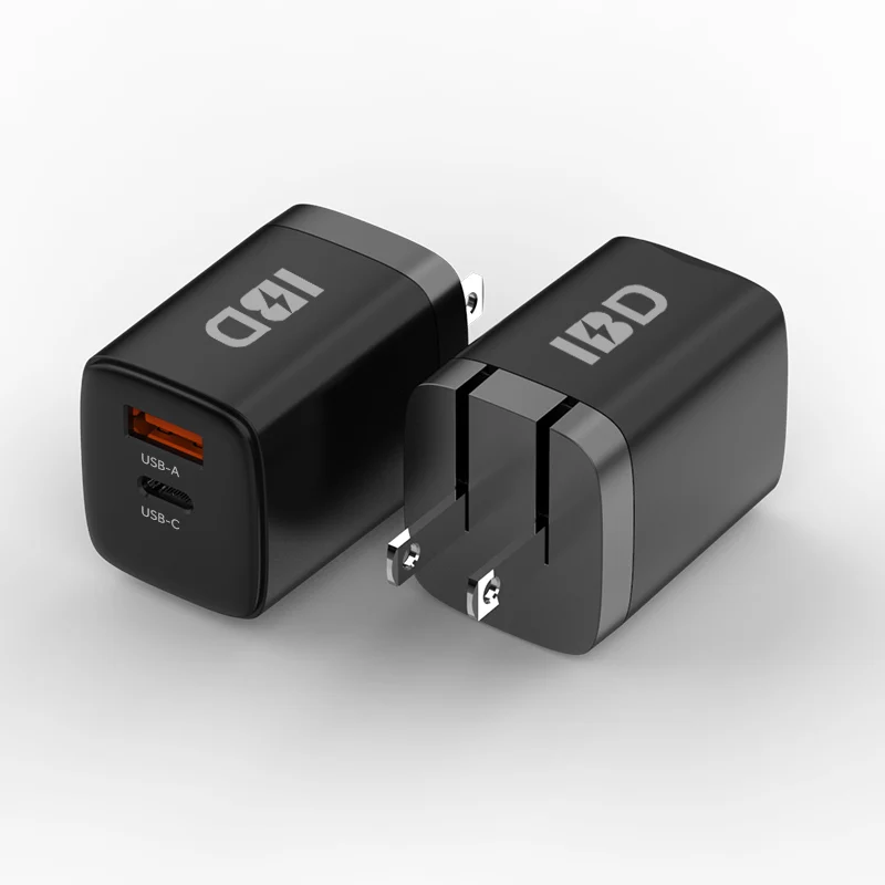 2021 2020 Newest 20w Pd Charger & Qc3.0 Dual Usb Power Adapter Travel Wall For