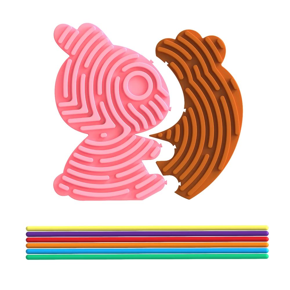 Custom Wholesale Autism Sensory Products Fidgets Pad Busy Board for Stress Relief Fidget Toys Silicone Sensory Activity Board