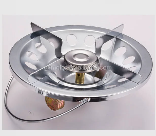 
Портативная газовая мини-горелка для кемпинга, газовая плита для приготовления пищи, уличная газовая плита с железной горелкой 