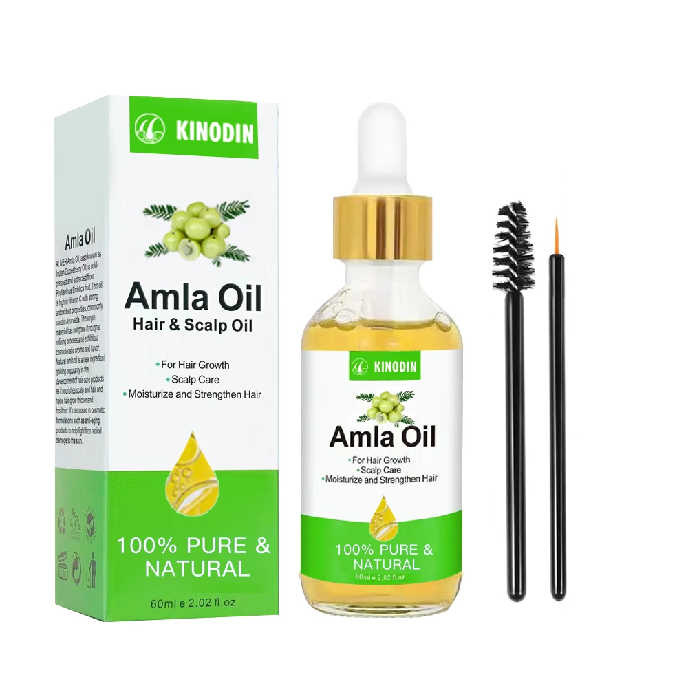 Original Amla Oil For Hair Growth Bald Oil India Gooseberry Anti Hair Loss Scalp Treatment Alma Hair Oil