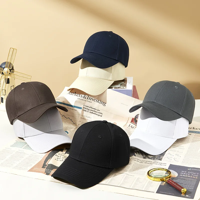 High Quality Fashion Cotton Solid Baseball Cap Blank Gorras Plain Solid Coloured Sport Baseball Caps