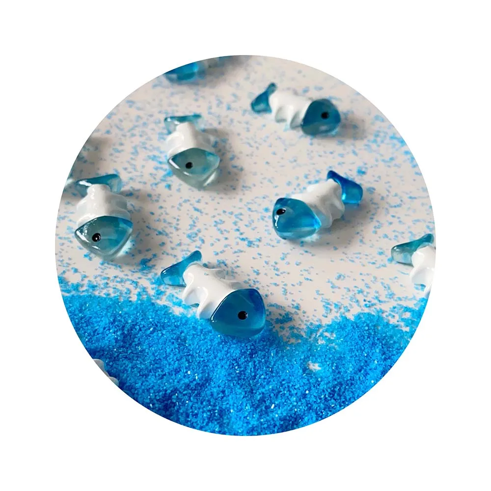 100Pcs Cute Fish Bone Resin Pendant DIY Handmade Jewelry Accessories Girl Earrings Necklace Keychain Charms Decor Art Materials