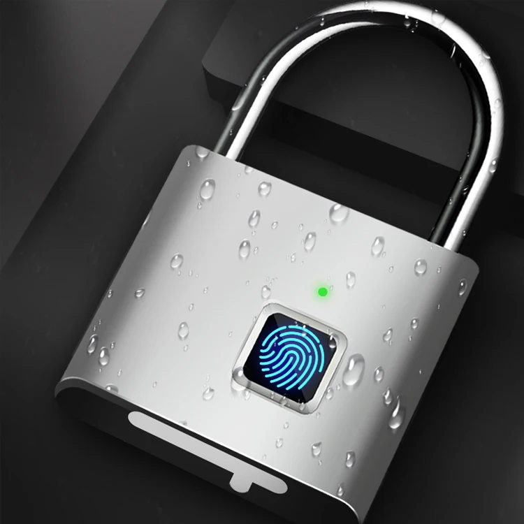 Висячий замок Secukey высокой безопасности биометрический с блокировкой по отпечатку пальца водонепроницаемый смарт-замок