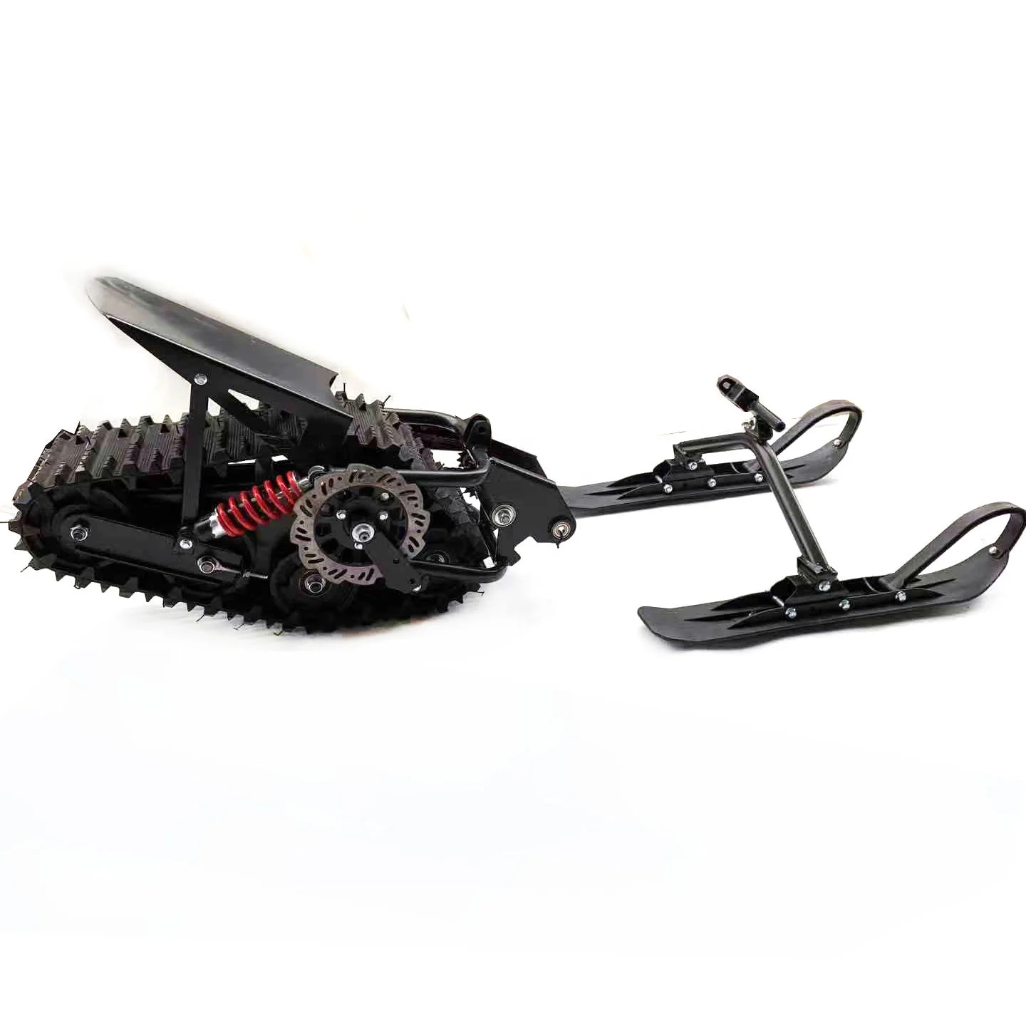 Homemade modified snow two-wheeled off-road motorcycle accessories dirt bike track wheel assembly rubber track