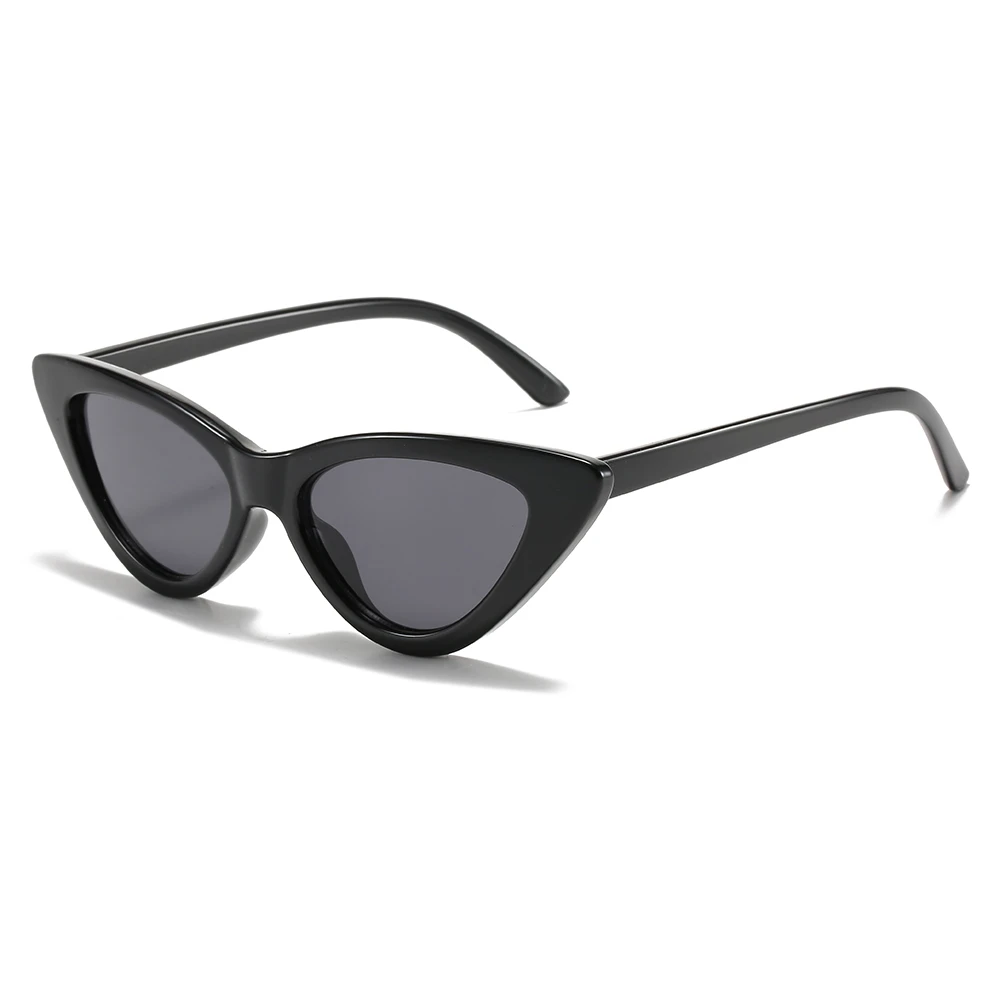 Wholesale high quality Fashion shades sun glasses triangle sexy women retro cat eye sunglasses