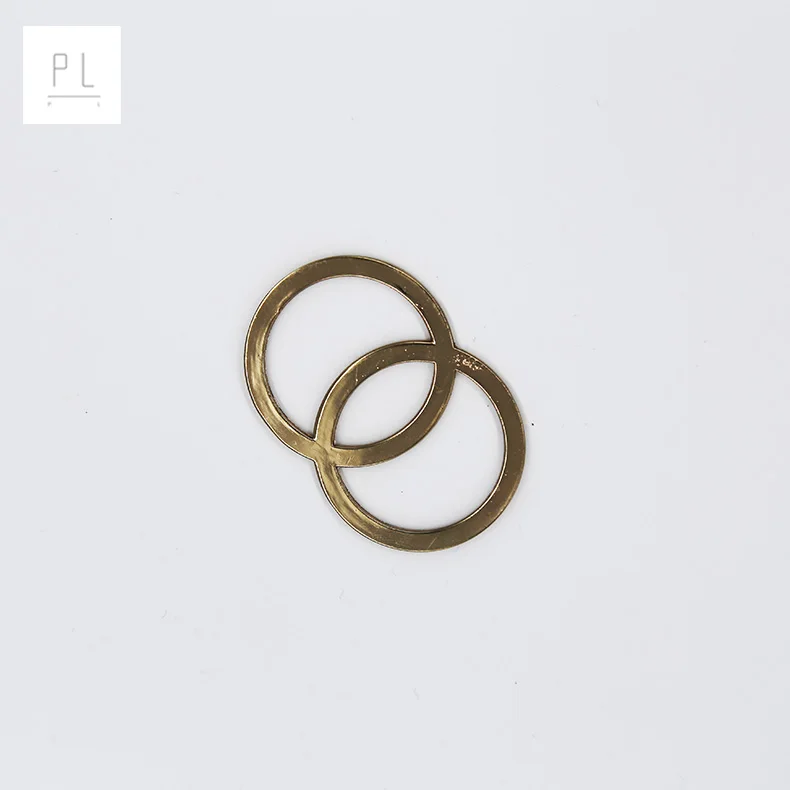 Custom Logo Antique Private Labelled Round metal Belt Buckle 30mm