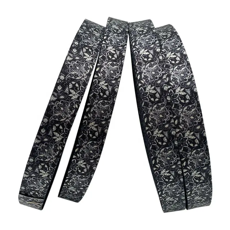 Custom High Quality Car Safety Seat Belt Webbing Strap Printed Polyester Webbing Strap For Pet Dog Collar Leash