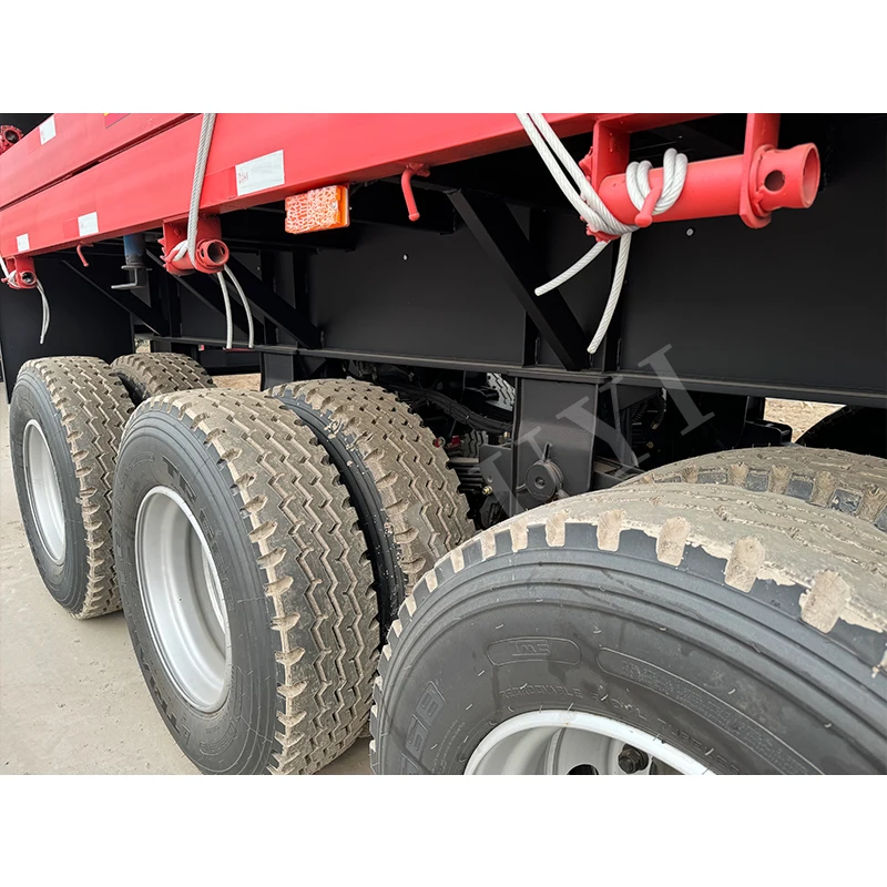 Factory Priced 40 Ft 45 feet 3 Axle Steel Container shipping Semi-Trailer Flatbed Truck Trailer