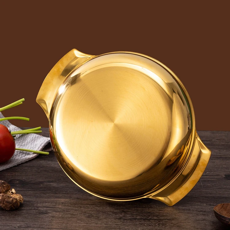 LIHONG Kitchen Paella Cookware Steel Nonstic Pan Set Spanish Seafood Frying Pot With Diameter 16cm/18cm/20cm