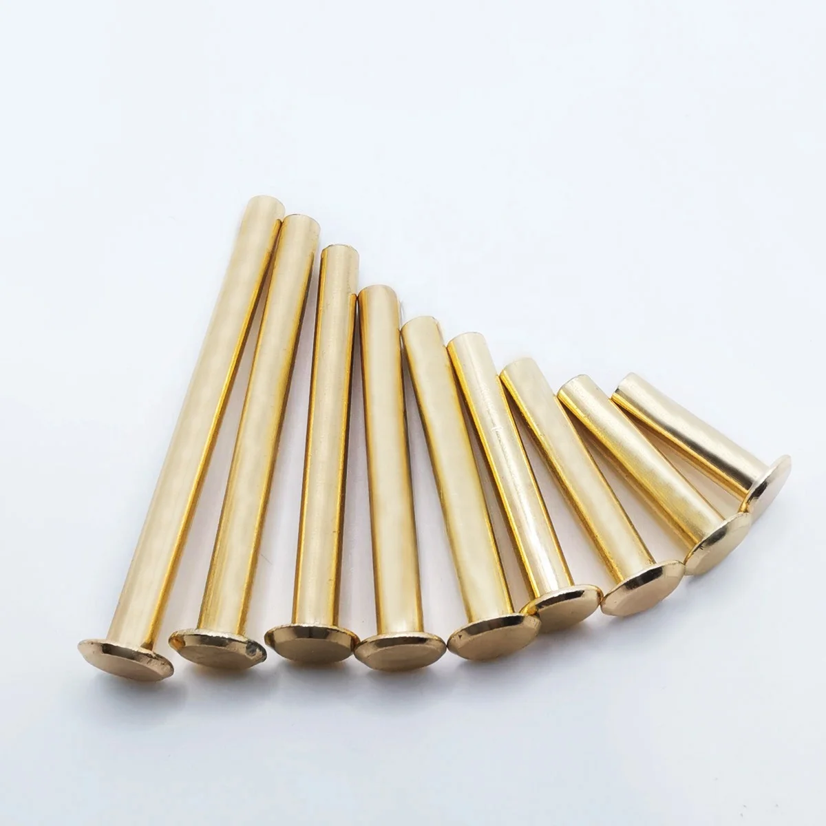 Wholesale Chicago Rivets For Belt Hat Garment Leather Craft Screw Back Rivets Metal Flat Rivet