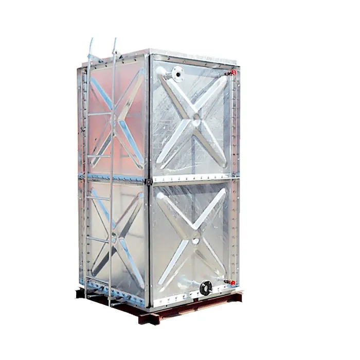 1.22*1.22 m 4*4 inch hot dip galvanized steel panels bolted assembled water tank