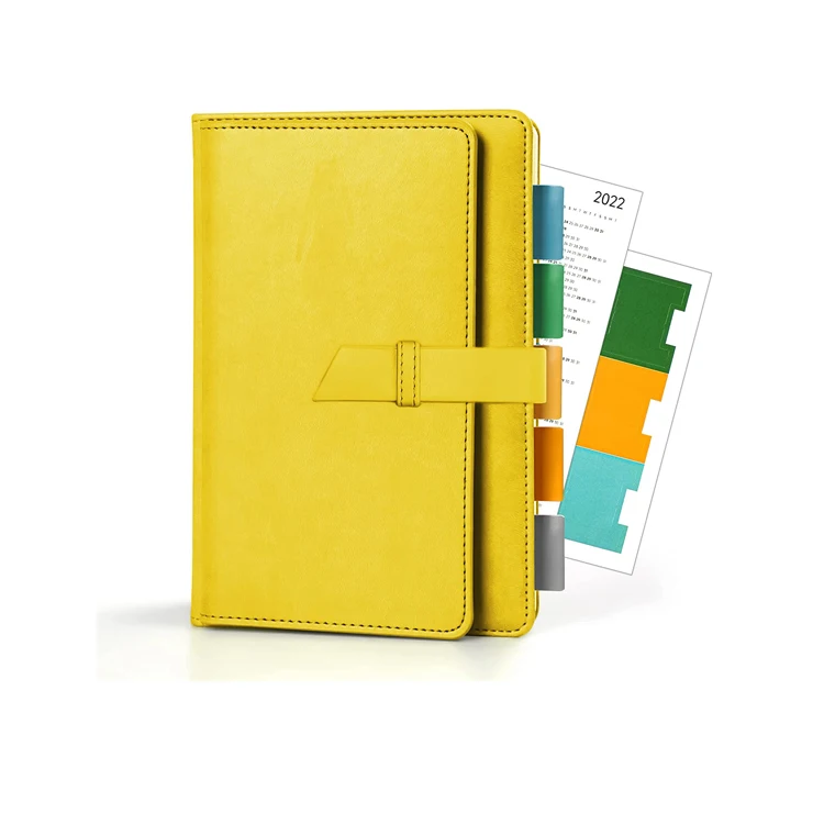 New arrival Customized Size PU leather Hardcover business Promotion diary with Pockets