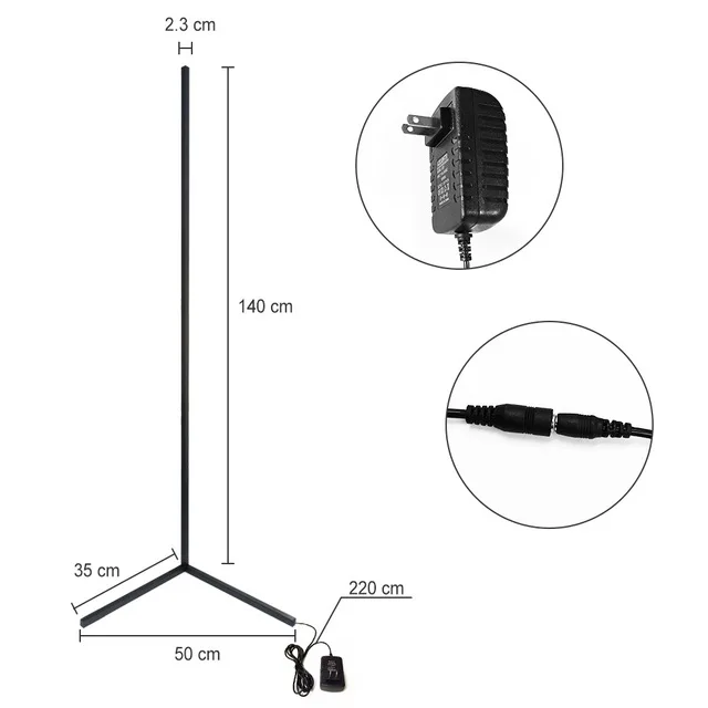 Modern Smart Rainbow Rgb Led Floor Lamp Stand,Floor Lamp Led Standing Modern,Floor Lamp Standing Led