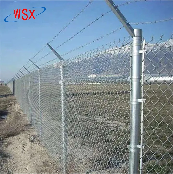 5 feet 6 feet 500 m 550 m for farm fence chain link temporary fence gate and post producer for sale