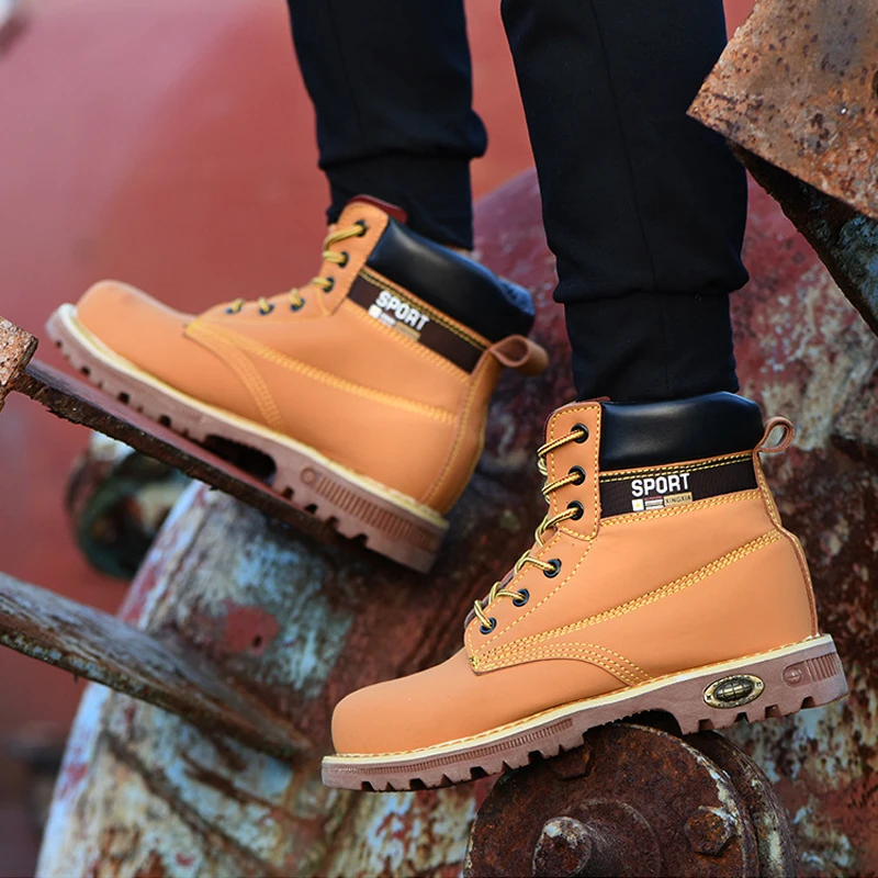 Acid Alkali Oil Resistant Safety Boot Steel Toe Safety Shoes Rubber Bottom Industrial Protective Heavy Duty Work Shoes For Man