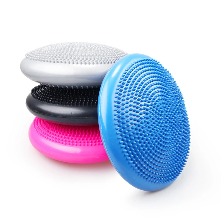 U-HOME Eco Inflatable Big Soft Posture Seat Balance Wobble Cushion, Balance Disc