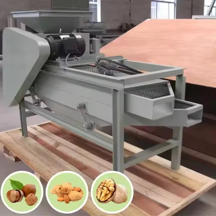 Hot sale Nut Cracker Machine/Hot Selling Separating Almond Hazelnut Sheller Sheller Removing Machine,palm Nut Shelling  Machine