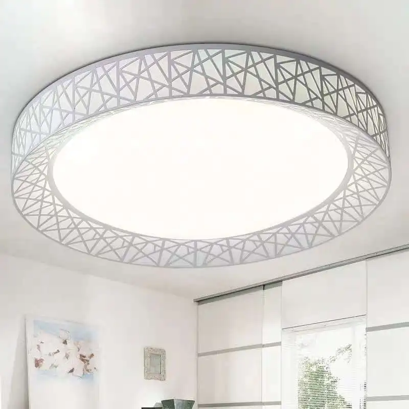 New  3000K 4000K 6000K Lighting Round Ceiling LED Lamp Modern Ceiling Light Fixtures For Living Room Bedroom